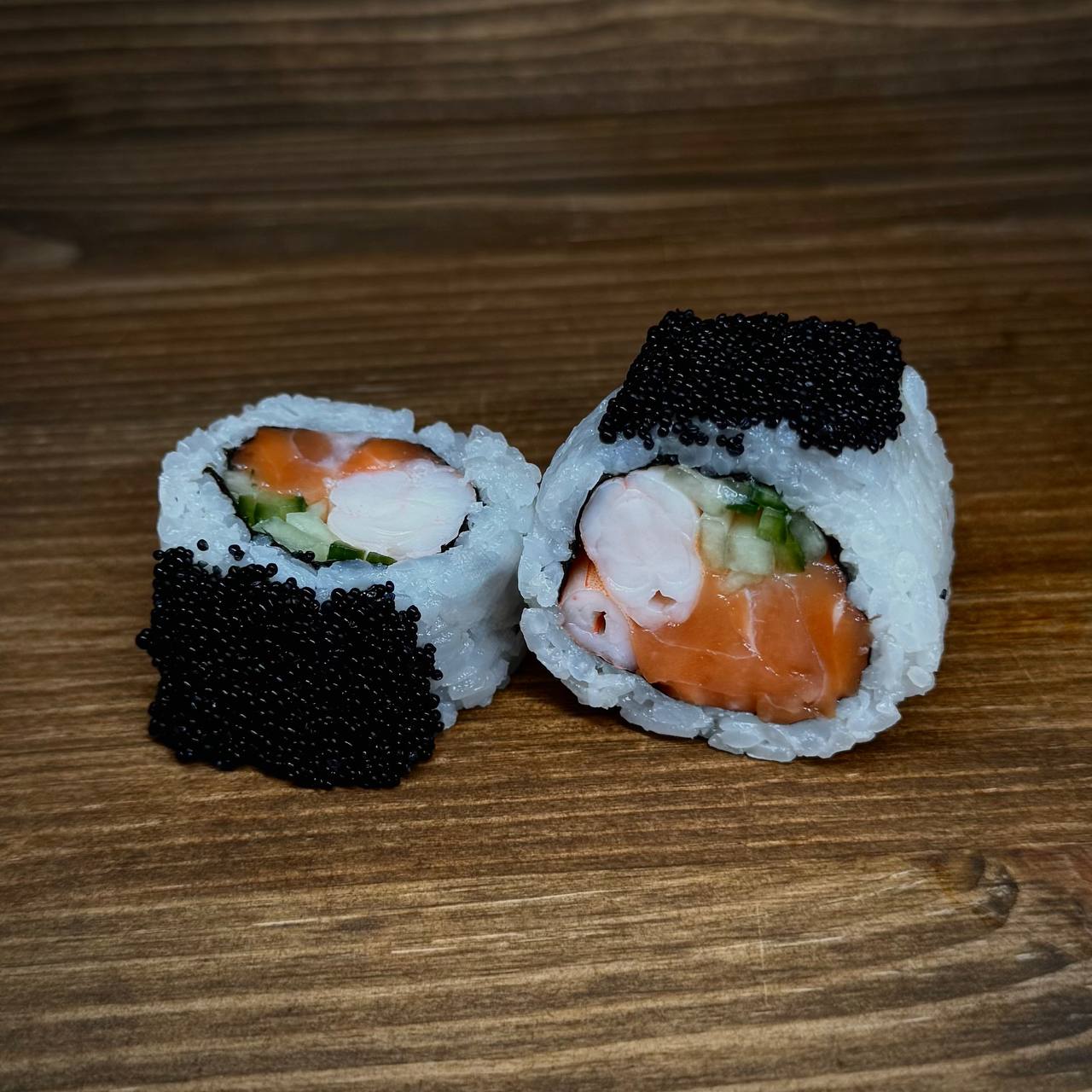 Фото Калифорния  с лососем и креветкой Premium